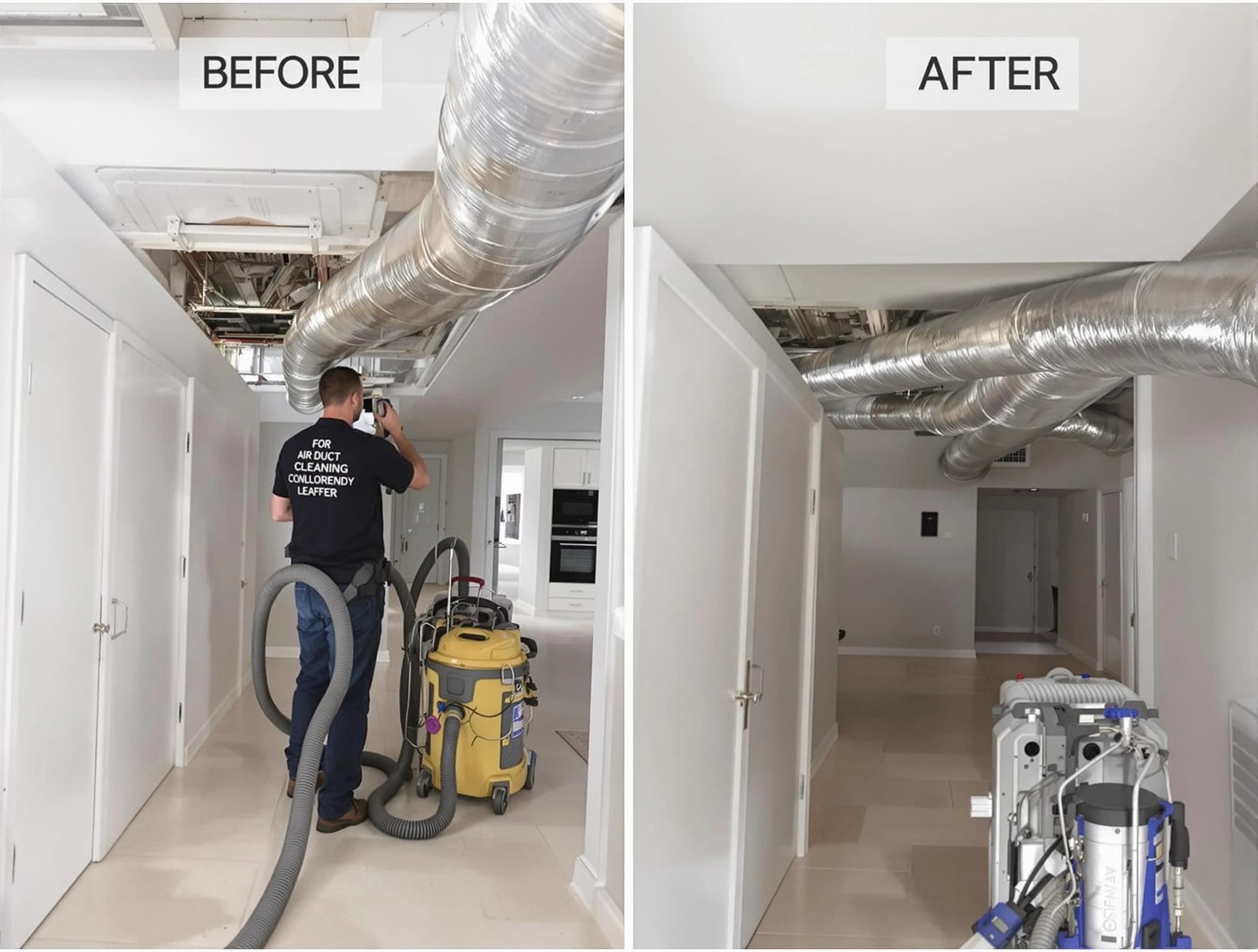 Beaver Falls Air Duct Cleaning professional performing thorough air duct cleaning in Beaver Falls