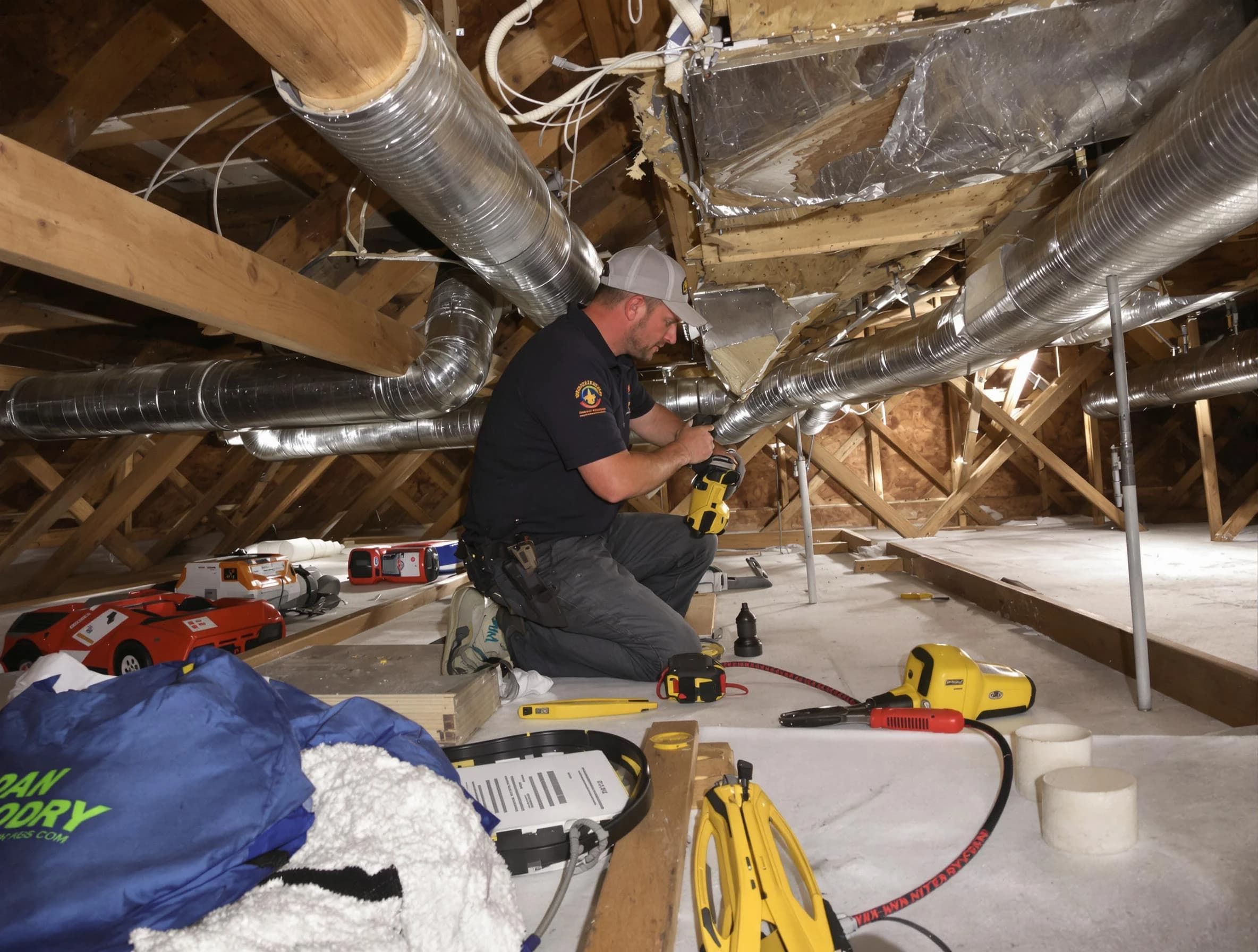 Professional air duct repair by Beaver Falls Air Duct Cleaning in Beaver Falls