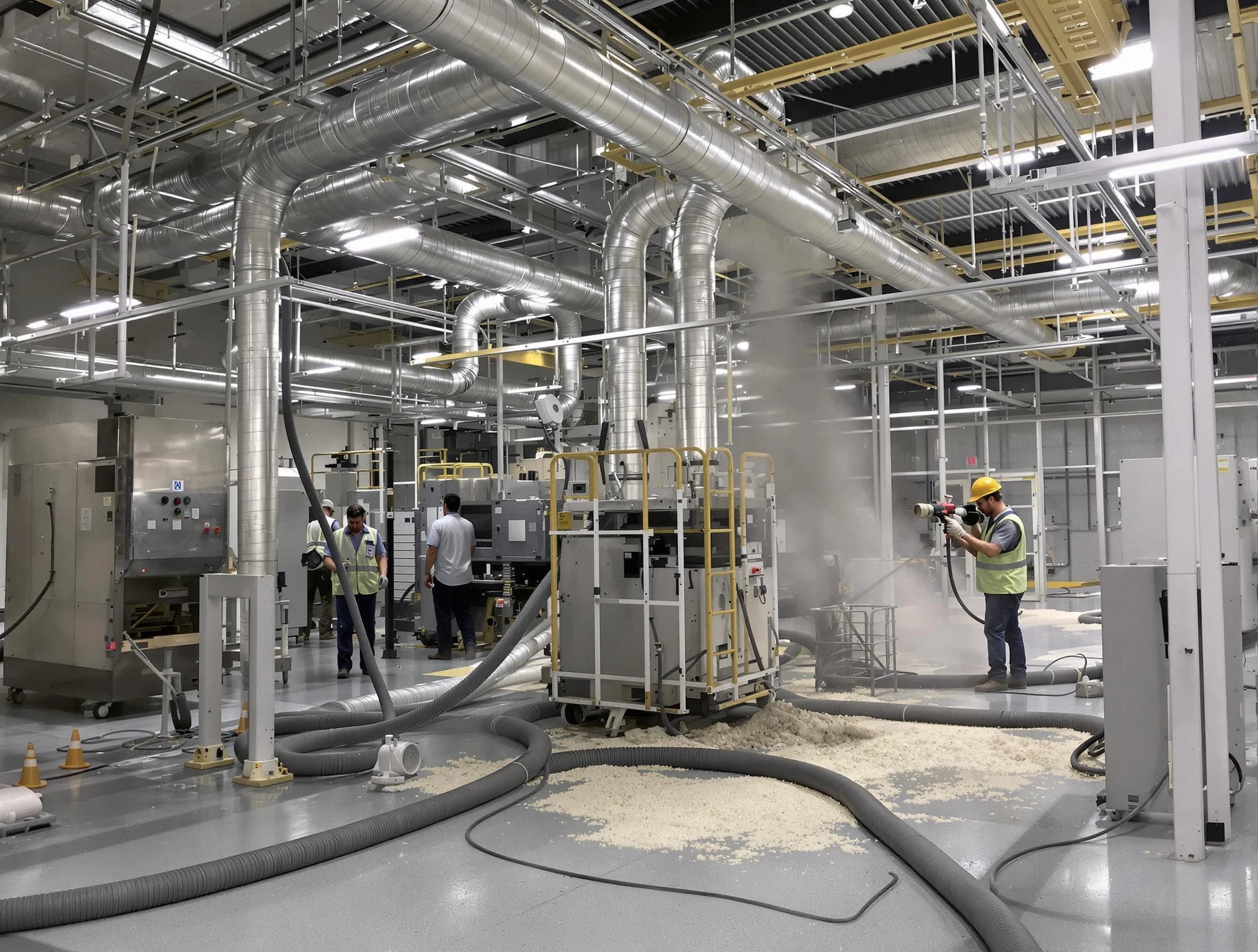 Heavy-duty industrial duct cleaning by Beaver Falls Air Duct Cleaning in Beaver Falls