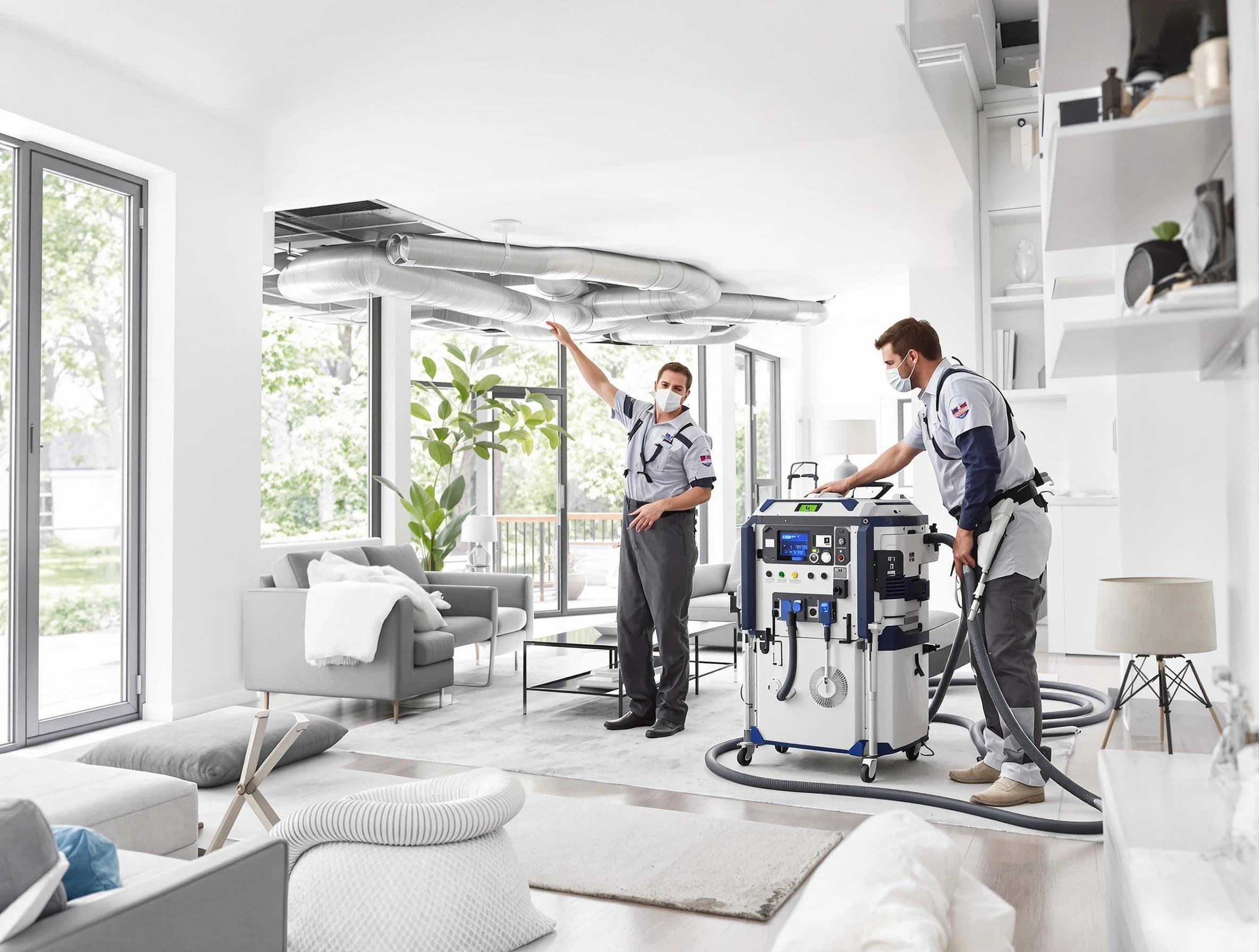 Beaver Falls Air Duct Cleaning professional conducting pure air duct cleaning with state-of-the-art equipment in Beaver Falls