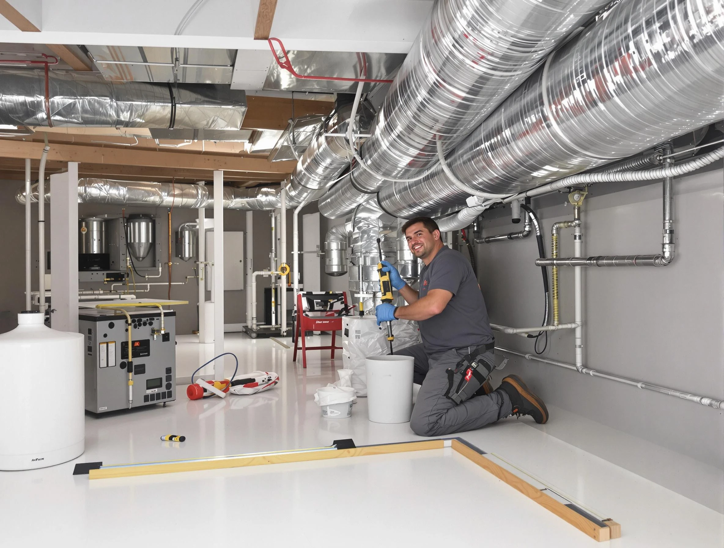Professional duct sealing service by Beaver Falls Air Duct Cleaning in Beaver Falls